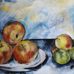 Äpfel geamalt Acrylgemälde Auftragsmalerei