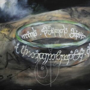Herr der Ringe gemalt mit Acryl Auftragsmalerei